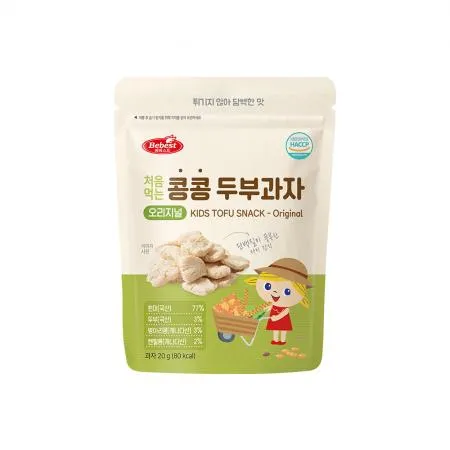베베스트 처음먹는 콩콩 두부과자 - 오리지널