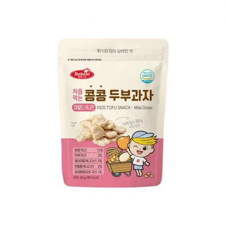 베베스트 처음먹는 콩콩 두부과자 - 마일드 어니언
