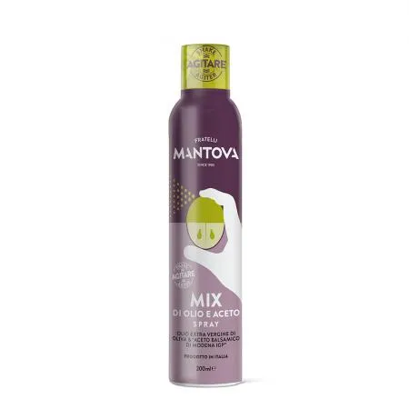 만토바 발사믹 드레싱 스프레이 - 엑스트라버진 올리브 오일 & 모데나 발사믹 비니거 2개
