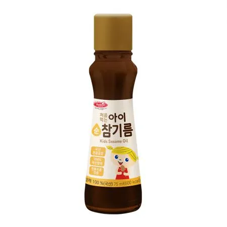 베베스트 처음먹는 순 아이 참기름 4개