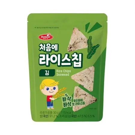 베베스트 처음에 라이스칩 김 8개