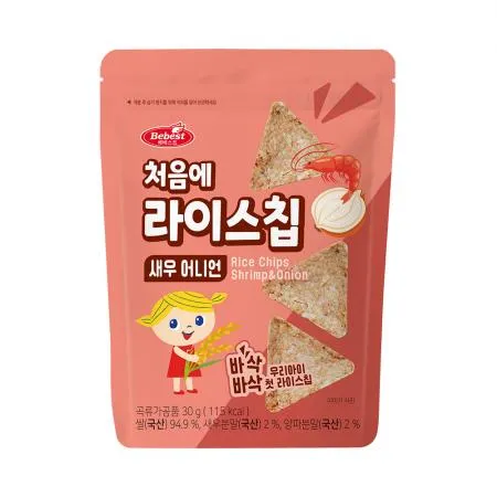 베베스트 처음에 라이스칩 새우어니언 8개