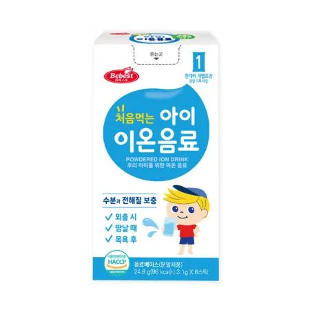 베베스트 처음먹는 아이 이온음료 3개