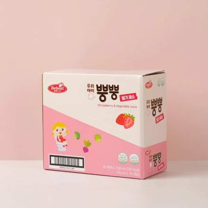 베베스트 우리아이 뿡뿡주스 딸기채소 10개 이미지