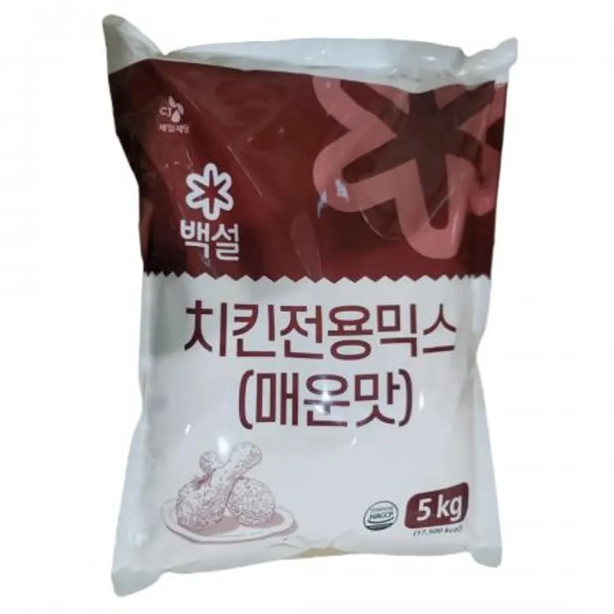 백설 치킨전용 믹스 매운맛 5kg 치킨파우더 2개 이미지