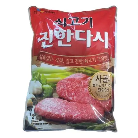 CJ 이츠웰 쇠고기 진한다시 2kg 6개
