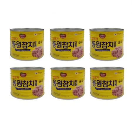 동원 살코기 덕용 참치캔1.88kg 1박스 6개