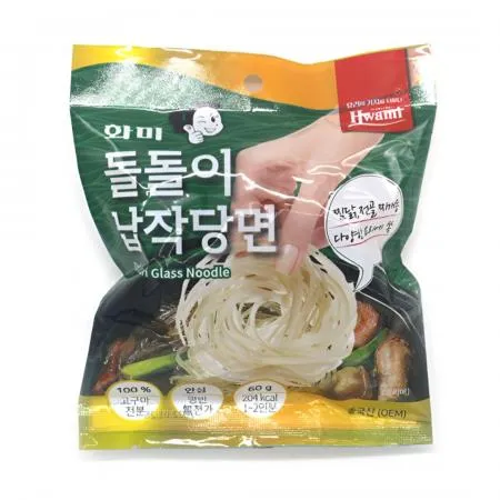 화미 돌돌이당면 납작 60g 60개