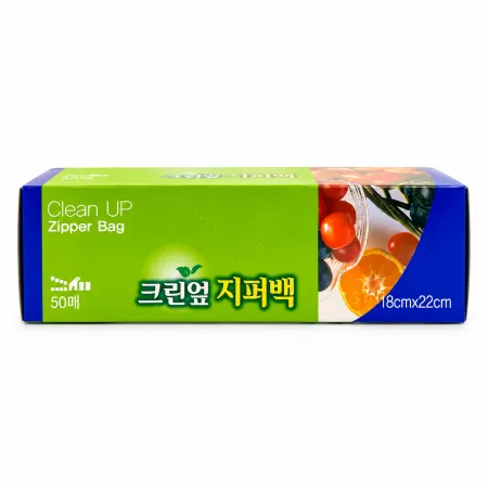 감성팩 크린엎 지퍼백 위생백 소 18x22 50매입