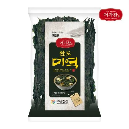 [어가찬] 국내산 완도 햇 미역 1kg / 건미역 대용량 미역국