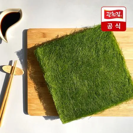 [광천김공식] 향긋한 고급 생 감태 10매 (20g) / 우니 성게알