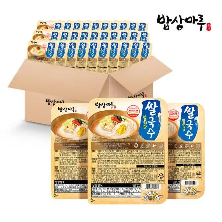 [밥상마루] 멸치 쌀국수 92g x 30팩 (1box) / 간편식 pc방 컵라면