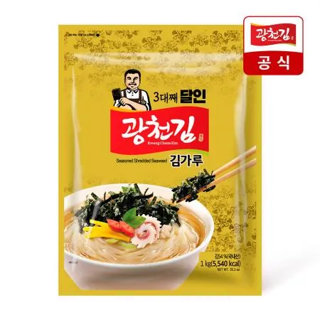 [광천김공식] 3대째 달인 광천김 김가루 1kg (지퍼형)
