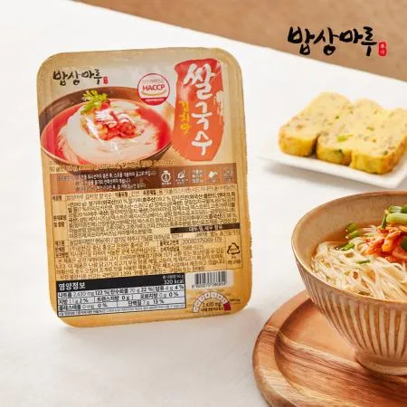 [밥상마루] 김치 쌀국수 92g x 30팩 (1box) / 간편식 pc방 컵라면 이미지