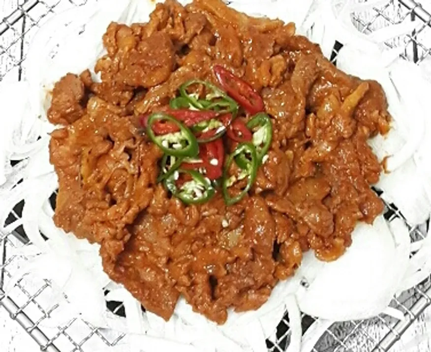 숯불 석쇠 불고기(3mm)(매콤)1kg(미국산) 이미지