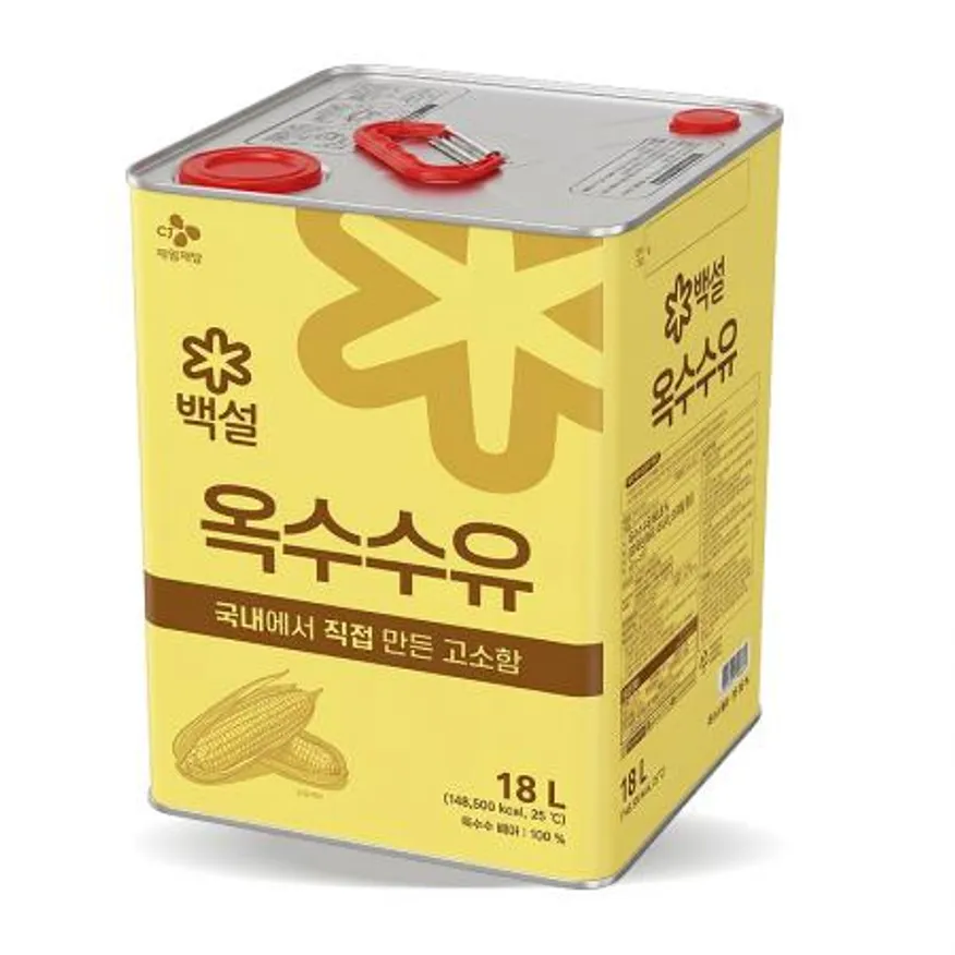 CJ 백설 옥수수유 18L 옥배유 이미지