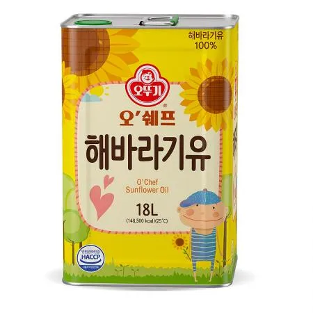 오뚜기 오쉐프 해바라기유 18L 대용량 식용 이미지