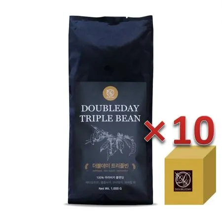 [더블데이] 트리플빈 아리비카 블랜딩 원두 1kg 10개