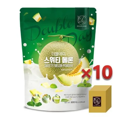 [더블데이] 스위티 메론 멜론 라떼 파우더 분말 800G 10개