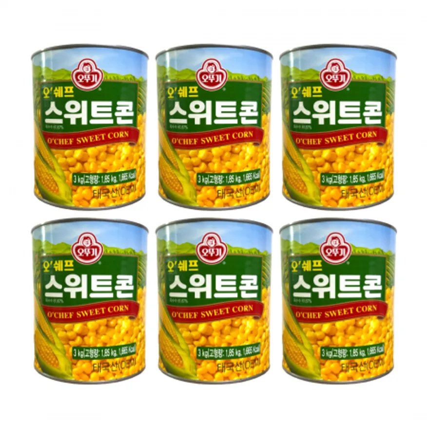 오뚜기 오쉐프 스위트콘 3kgx6개(box) 이미지