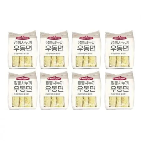 쉐프원 정통사누끼 우동면 1.15kgx8개(box)