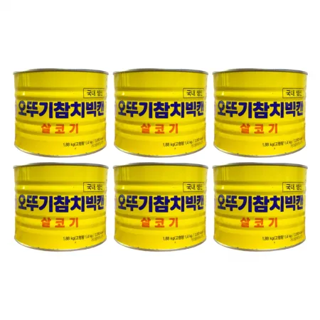 오뚜기참치 빅캔 살코기 1.88kgx6개(box)