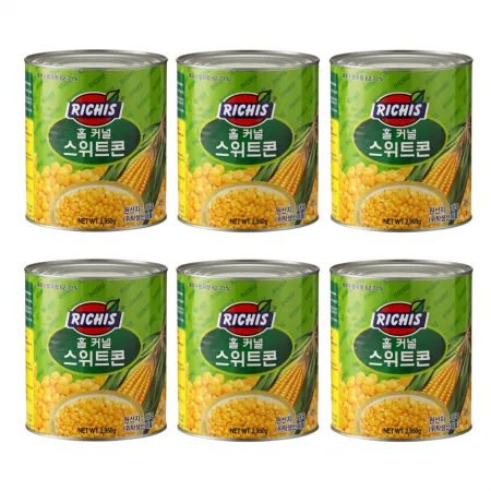 동서 리치스 스위트콘 2950g(2.95kg)x6개
