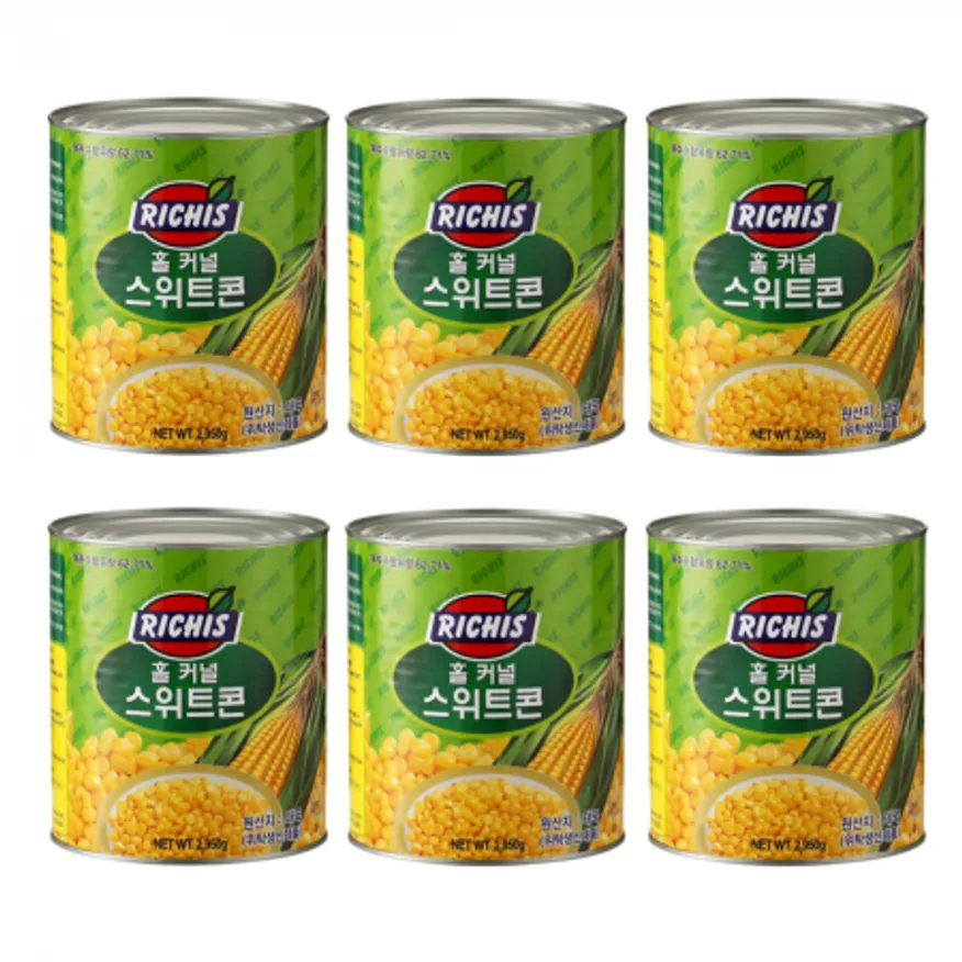 동서 리치스 스위트콘 2950g(2.95kg)x6개 이미지