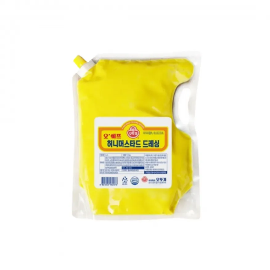 오쉐프 허니머스타드 드레싱(스파우트) 2kg 이미지