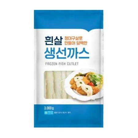 베스트코 흰살 생선까스 3kg(60gx50)
