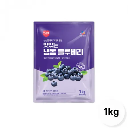 CJ 이츠웰 냉동블루베리 1kg