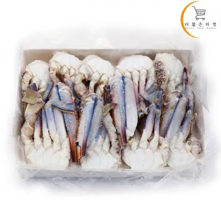 냉동꽃게 S 500G 12팩(6KG) 바레인 튀니지 손질 절단 꽃게 도매 업소용