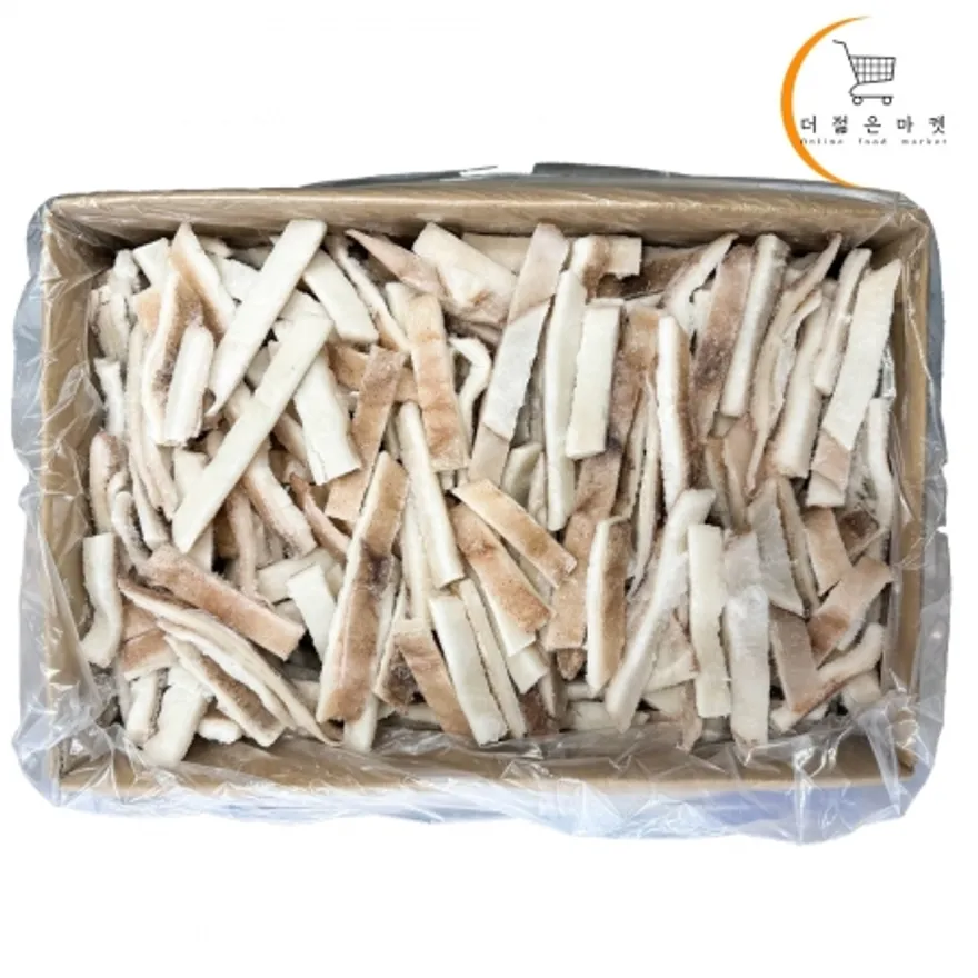 냉동 절단 오징어채 중국산 3.5kg 손질 벌크 살오징어 이미지