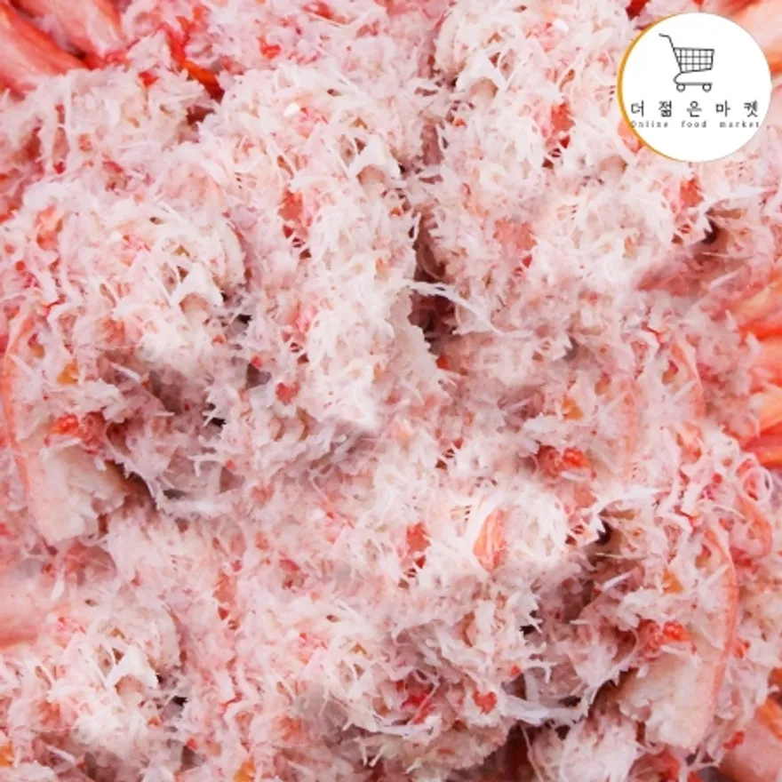 붉은대게살 홍게살 몸통살(파지살) 700g 10팩 손질대게살 이미지