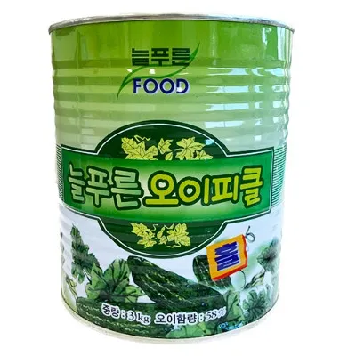 오이피클 (홀) 3kg (늘푸른/인도)