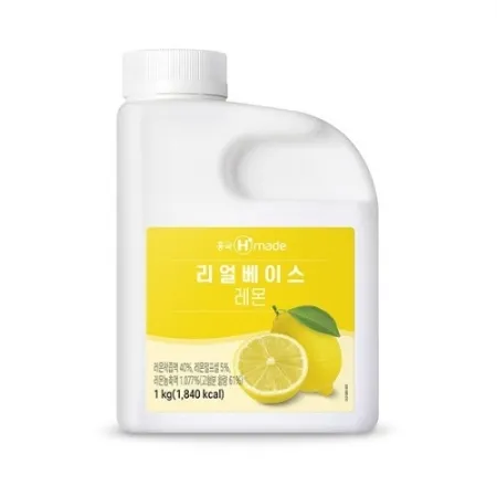 흥국 리얼베이스 레몬 1kg (흥국에프엔비/외국산)