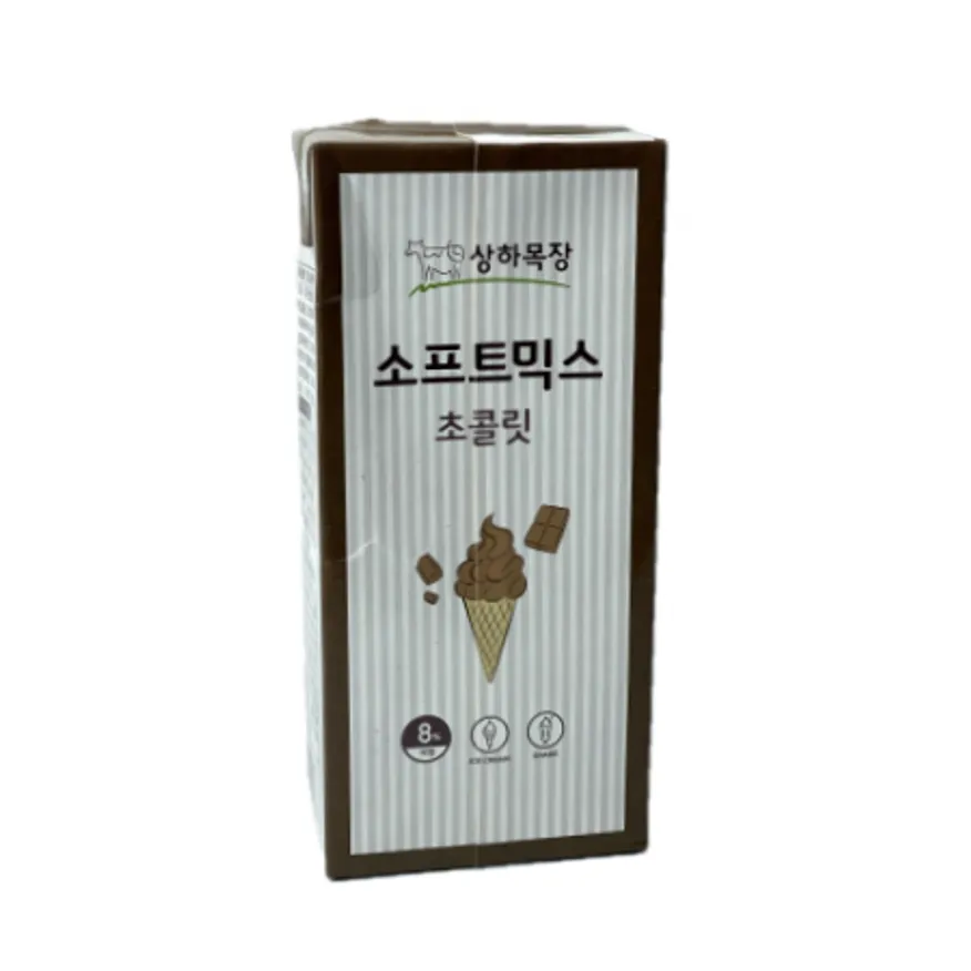 매일유업 초코 아이스크림 믹스 상하목장 소프트 믹스 초콜릿 1L (국산 외국산) 이미지