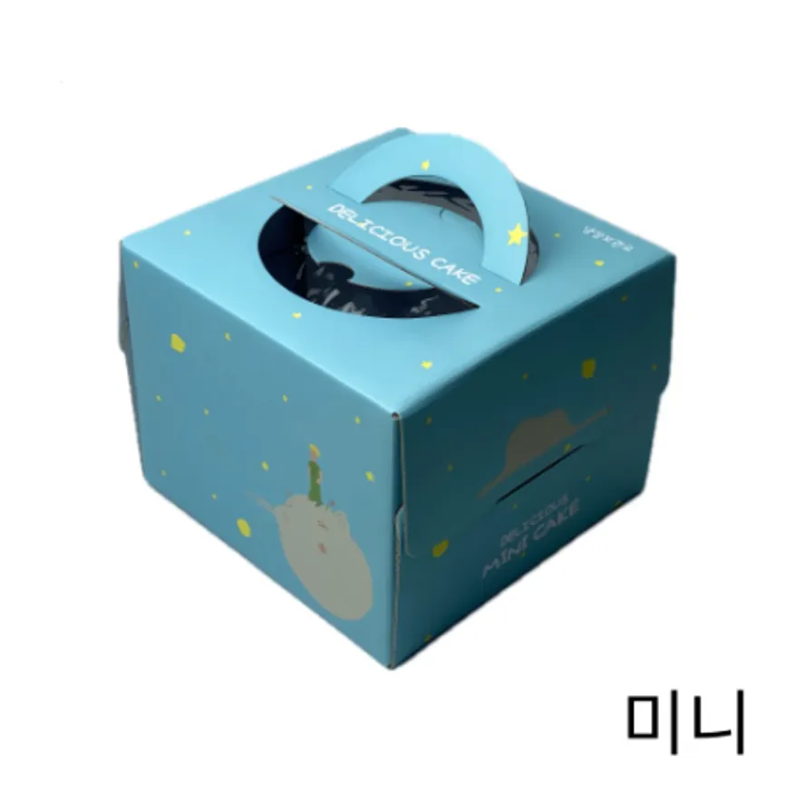 케이크 상자 미니 케익상자 1개 (하판 별도) (신화푸드패키지) 이미지