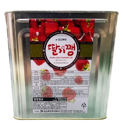 딸기쨈 15kg (진산푸드/국산)