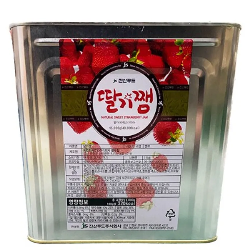 딸기쨈 15kg (진산푸드/국산) 이미지