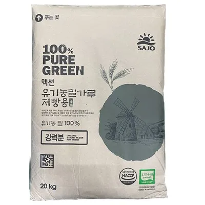 맥선 유기농 밀가루 제빵용 20kg (동아원/외국산)