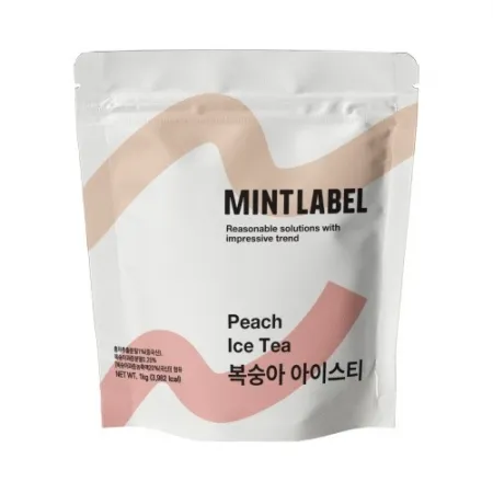 민트라벨 복숭아 아이스티 분말 1kg (셀플러스/중국산)
