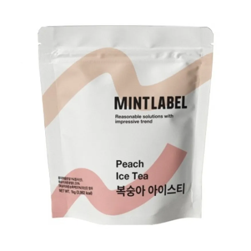 민트라벨 복숭아 아이스티 분말 1kg (셀플러스/중국산) 이미지