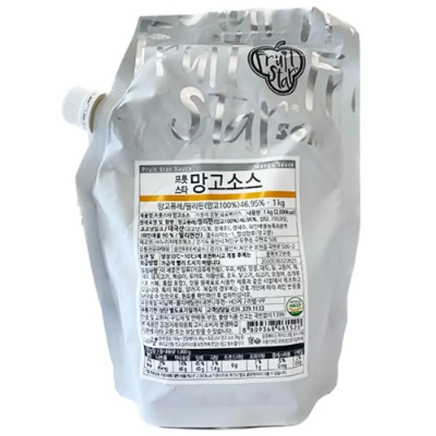 프룻스타 망고소스(46.95%) 1kg (솜인터내셔널/필리핀) 이미지
