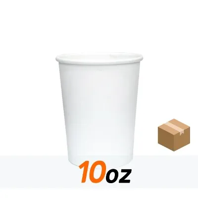 10온스 종이컵 무지 50pc (디에스커피/국내산)