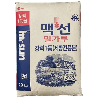 맥선 강력 1등 (제빵전용분) 밀가루 20kg (동아원/외국산)