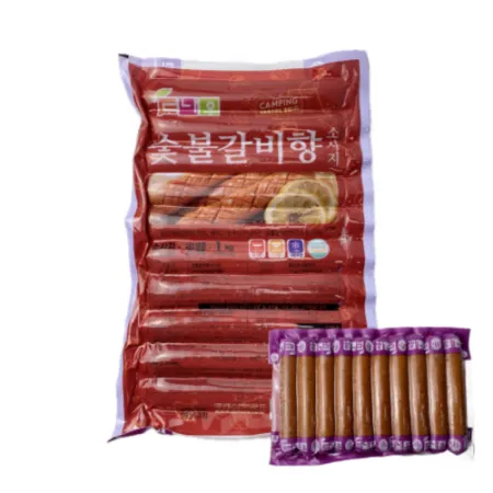 도나우 숯불갈비향 소시지 1kg (국산) 이미지