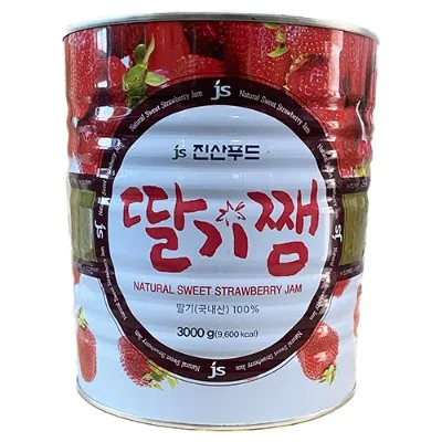 딸기쨈 3kg (진산푸드/국산)