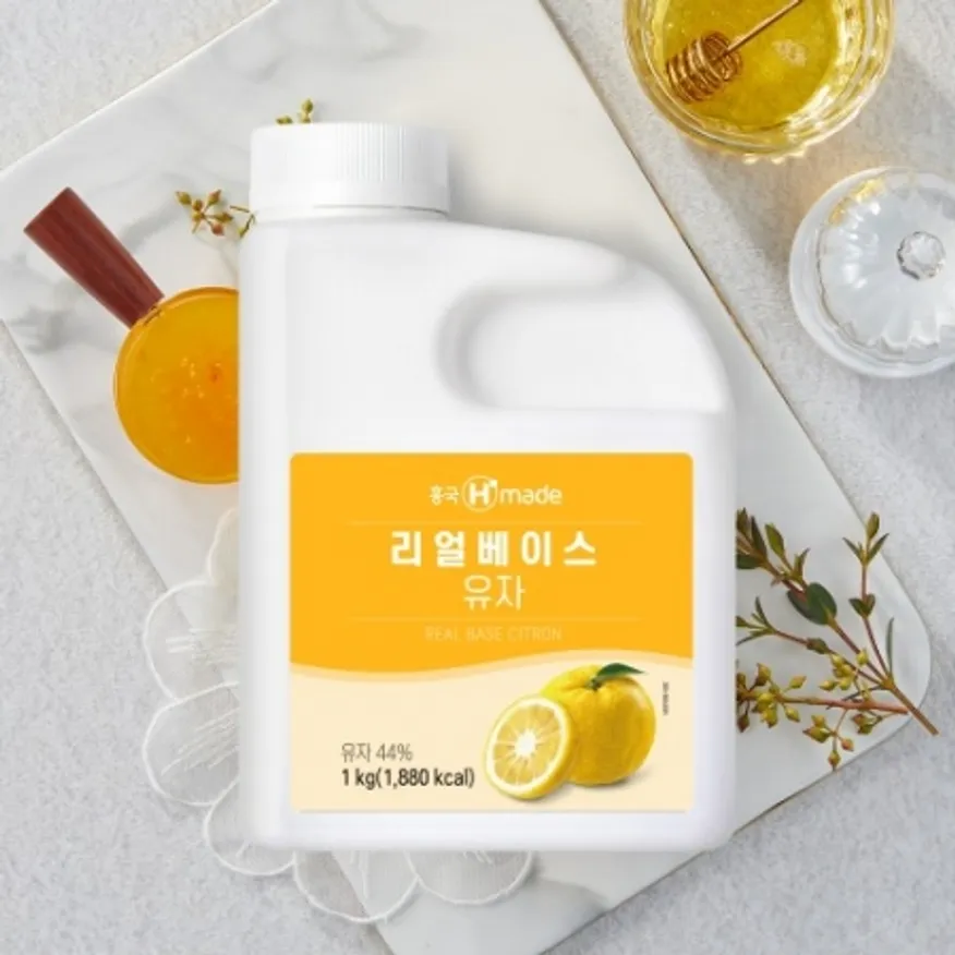 흥국 리얼베이스 유자 1kg (흥국에프엔비/국내산) 이미지