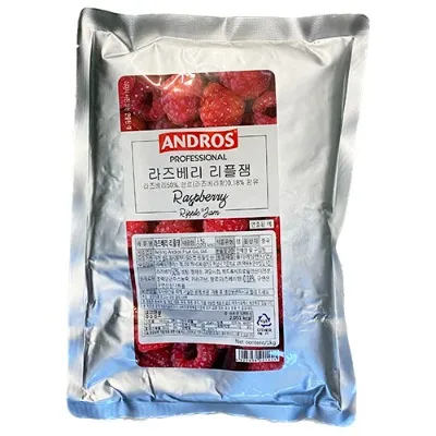 앤드로스 리플잼 라즈베리 1kg (베이크플러스/중국)